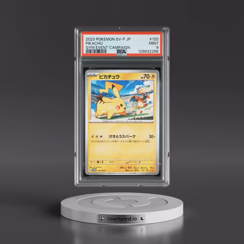 2023 Pokémon SV-P Promo #120 Pikachu - Gym Event Campaign (PSA 9 MINT)
