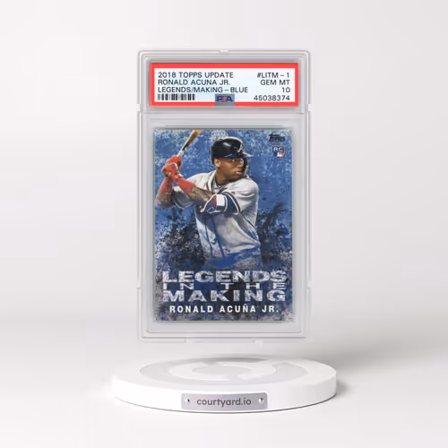 2018 Topps Update Legends in the Making #LITM-1 Ronald Acuna Jr. - Blue (PSA 10 GEM MINT)