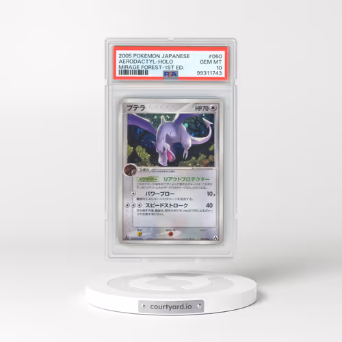 2005 Pokémon Mirage Forest #060 Aerodactyl - 1st Edition Holo (PSA 10 GEM MINT)