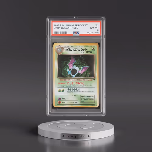 1997 Pokémon Rocket #42 Dark Golbat - Holo (PSA 8 NM-MT)