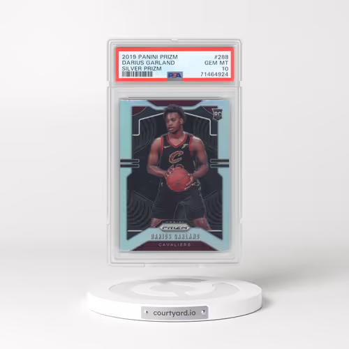 2019 Panini Prizm #288 Darius Garland - Silver Prizm (PSA 10 GEM MINT)