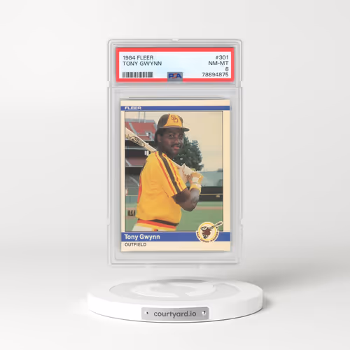 1984 Fleer #301 Tony Gwynn (PSA 8 NM-MT)