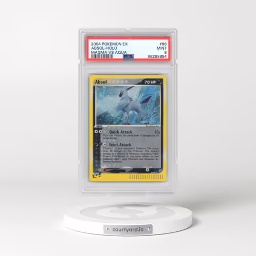 2004 Pokémon EX Team Magma VS Team Aqua #96 Absol - Holo (PSA 9 MINT)