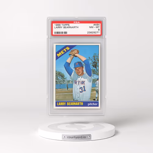 1966 Topps #464 Larry Bearnarth (PSA 8 NM-MT)