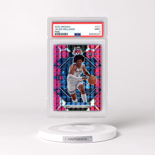 2022 Panini Mosaic #217 Jalen Williams - Pink (PSA 9 MINT)