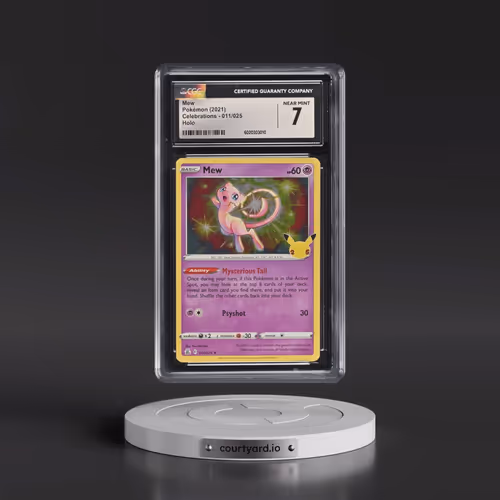 2021 Celebrations #011/025 Mew - Holo (CGC 7 NM)