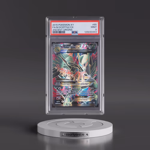 2015 Pokémon XY Ancient Origins #85 M Sceptile EX - Holo Full Art (PSA 9 MINT)