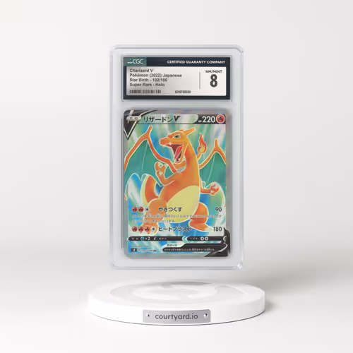 2022 Star Birth #102/100 Charizard V - Holo (CGC 8 NM-MT)