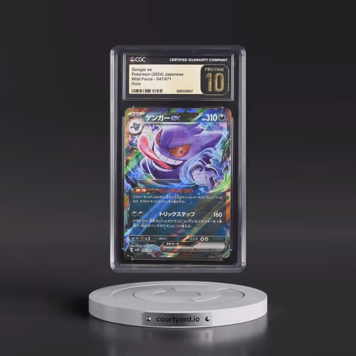 2024 Wild Force #047/071 Gengar ex - Holo (CGC 10 PRISTINE)