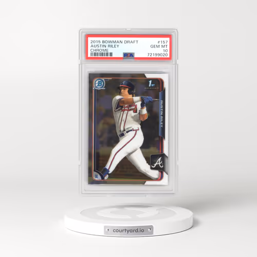 2015 Bowman Draft #157 Austin Riley - Chrome (PSA 10 GEM MINT)