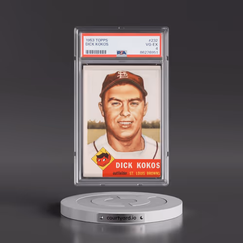 1953 Topps #232 Dick Kokos (PSA 4 VG-EX)