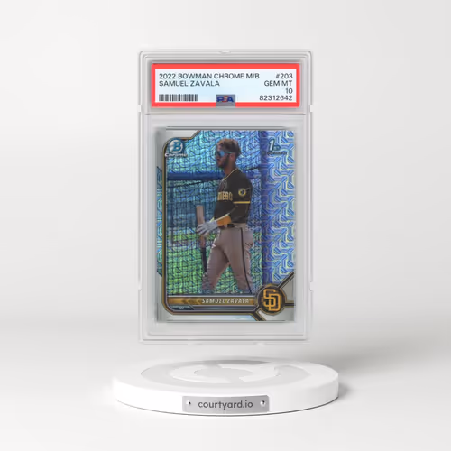 2022 Bowman Mega Box Chrome #203 Samuel Zavala (PSA 10 GEM MINT)