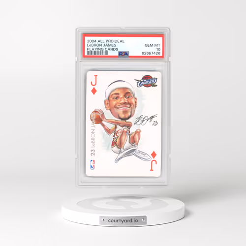 2004 All Pro Deal Playing Cards LeBron James (PSA 10 GEM MINT)