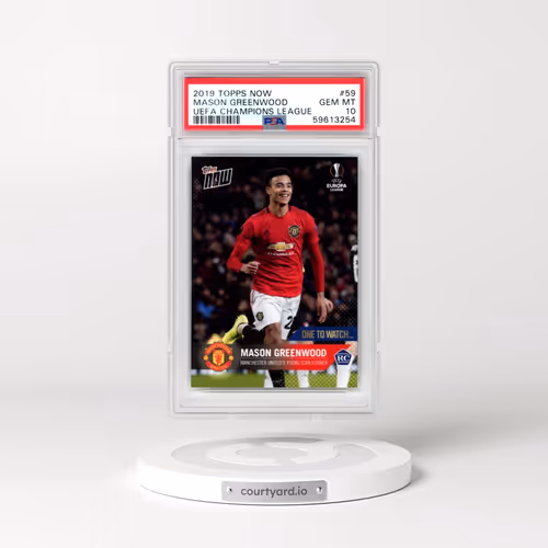 2019 Topps Now UEFA Champions League #59 Mason Greenwood (PSA 10 GEM MINT)