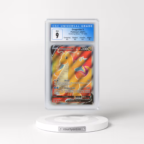 2021 Evolving Skies #191/203 Dragonite V - Holo (CGC 9 MINT)