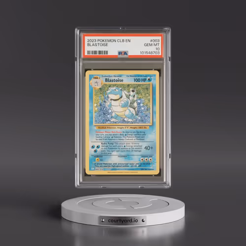 2023 Pokémon Clb-Trading Card Game Classic Blastoise & Suicune EX Deck #003 Blastoise (PSA 10 GEM MI
