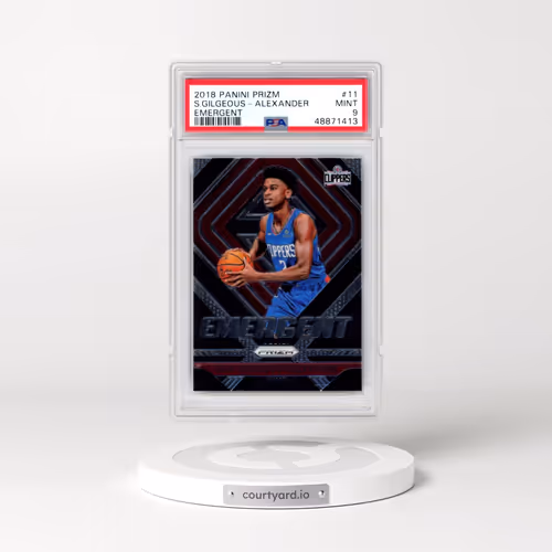 2018 Panini Prizm Emergent #11 Shai Gilgeous-Alexander (PSA 9 MINT)