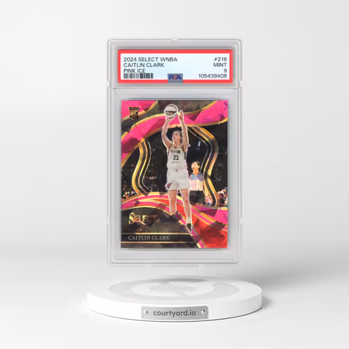 2024 Panini Select WNBA #218 Caitlin Clark - Pink Ice (PSA 9 MINT)
