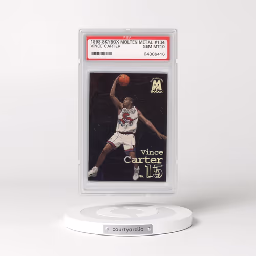 1998 Skybox Molten Metal #134 Vince Carter (PSA 10 GEM MINT)