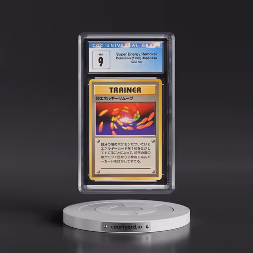 1996 Base Set Super Energy Removal - Trainer (CGC 9 MINT)