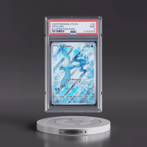 2025 Pokémon Jtg EN-Journey Together #161 Articuno - Illustration Rare (PSA 9 MINT)