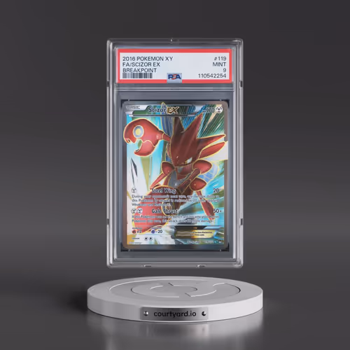 2016 Pokémon XY Breakpoint #119 Scizor EX - Holo Full Art (PSA 9 MINT)