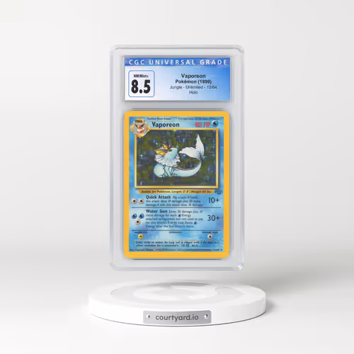 1999 Jungle #12 Vaporeon (CGC 8.5 NM-MT+)