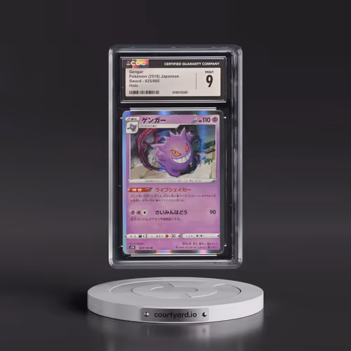 2019 Sword #025/060 Gengar - Holo (CGC 9 MINT)
