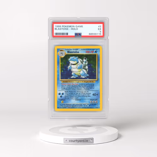 1999 Pokémon Game #2 Blastoise - Holo (PSA 5 EX)