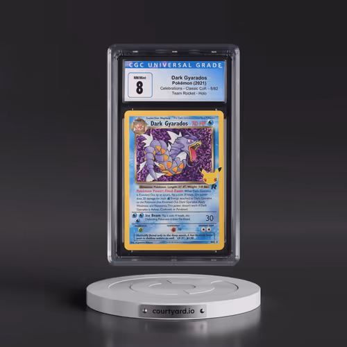 2021 Celebrations - Classic Collection #8/82 Dark Gyarados - Team Rocket Holo (CGC 8 NM-MT)