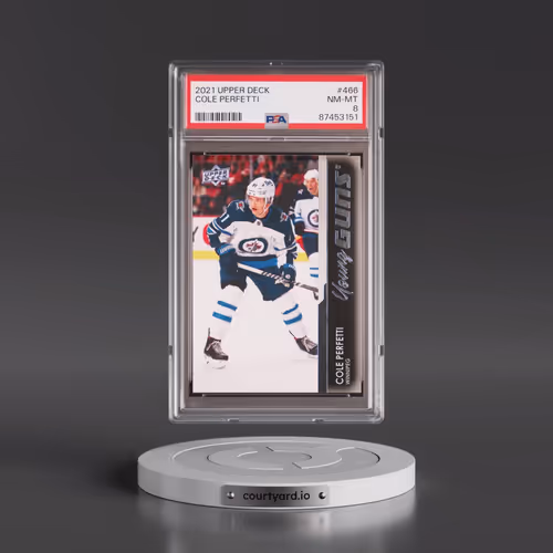 2021-2022 Upper Deck #466 Cole Perfetti (PSA 8 NM-MT)