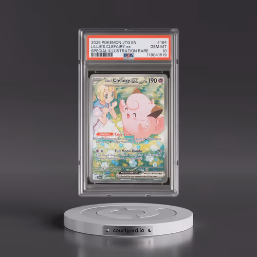 2025 Pokémon Jtg EN-Journey Together #184 Lillie's Clefairy EX - Holo Special Illustration Rare (PSA