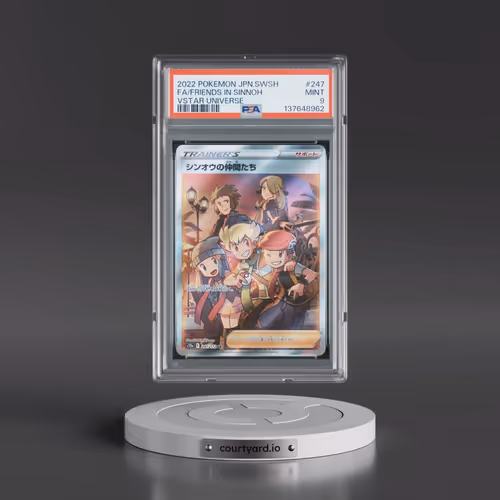 2022 Pokémon Sword & Shield Vstar Universe #247 Friends in Sinnoh - Full Art (PSA 9 MINT)