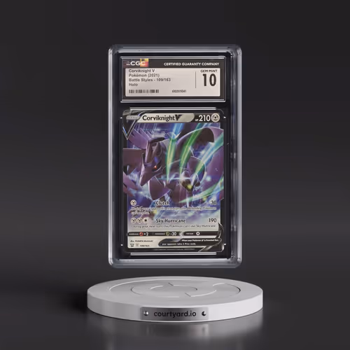 2021 Battle Styles #109/163 Corviknight V - Holo (CGC 10 GEM MINT)
