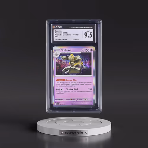 2024 Prismatic Evolutions - PRE EN #037/131 Dusknoir - Holo (CGC 9.5 MINT+)