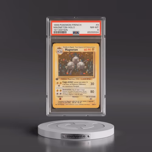 1999 Pokémon #9 Magneton - 1st Edition Holo (PSA 8 NM-MT)