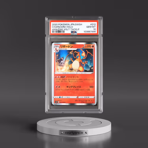 2020 Pokémon Sword & Shield Amazing Volt Tackle #012 Charizard - Holo (PSA 10 GEM MINT)