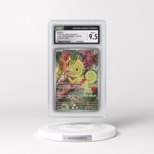 2024 Super Electric Breaker - sv8 #118/106 Kecleon - Art Rare Holo (CGC 9.5 MINT+)