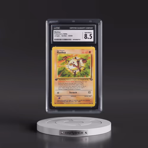 1999 Jungle #55/64 Mankey - 1st Edition 1st Edition (CGC 8.5 NM-MT+)