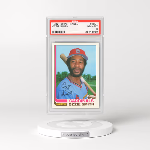 1982 Topps Traded #109T Ozzie Smith (PSA 8 NM-MT)
