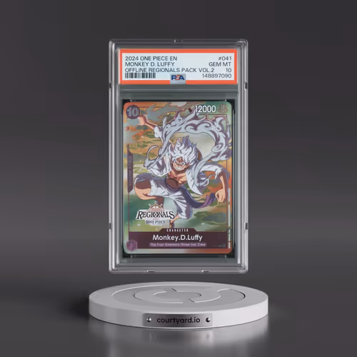 2024 One Piece Offline Regionals Pack 2024 Vol.2 #041 Monkey D. Luffy (PSA 10 GEM MINT)