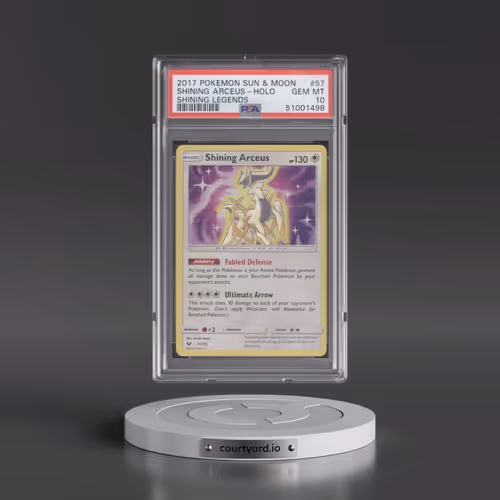 2017 Pokémon Sun & Moon Shining Legends #57 Shining Arceus - Holo Holo (PSA 10 GEM MINT)