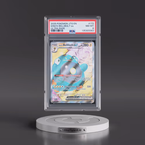 2025 Pokémon Jtg EN-Journey Together #172 Iono's Bellibolt EX - Holo Ultra Rare (PSA 8 NM-MT)