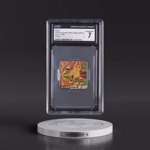 2002 Pokémon STAKS Johto League (Panini 2002) - English #239 Elekid - Series 1 (CGC 7 NM)