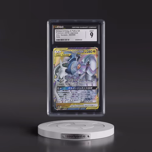 2019 Alter Genesis #065/095 Arceus & Dialga & Palkia GX - Holo (CGC 9 MINT)