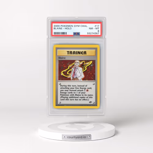 2000 Pokémon Gym Challenge #17 Blaine - Holo (PSA 8 NM-MT)