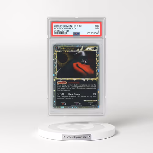 2010 Pokémon Heartgold & Soulsilver Undaunted #82 Houndoom - Holo (PSA 7 NM)