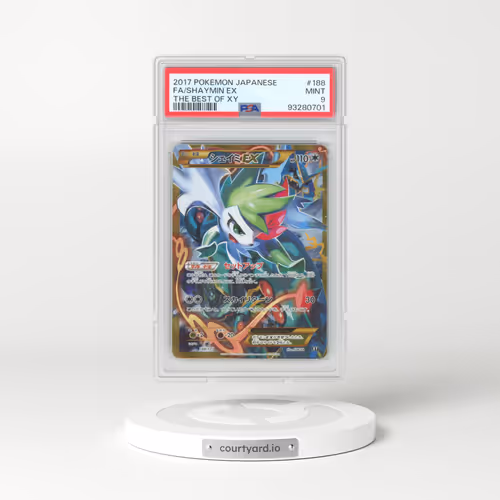 2017 Pokémon the Best of XY #188 Shaymin EX - Holo Full Art (PSA 9 MINT)