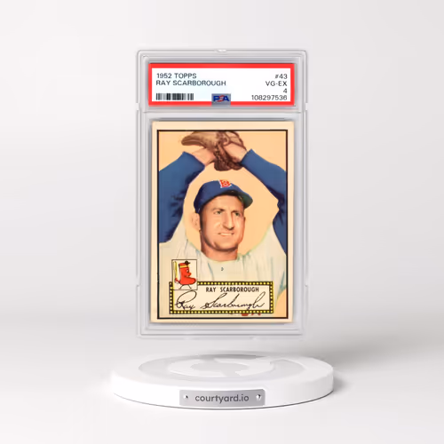 1952 Topps #43 Ray Scarborough (PSA 4 VG-EX)