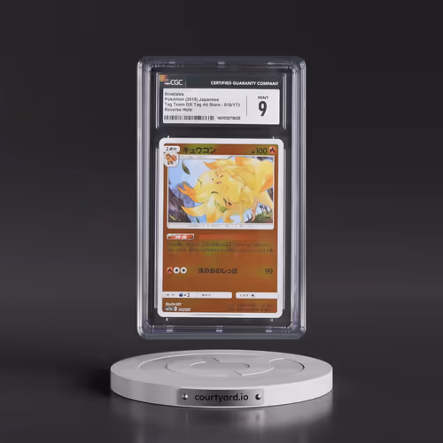 2019 Tag Team GX: Tag All Stars #018/173 Ninetales - Reverse Holo (CGC 9 MINT)